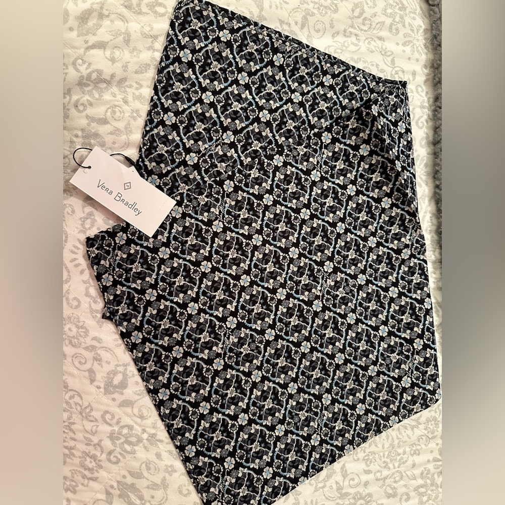 Vera Bradley Intricate Black and White Scarf/Bandana